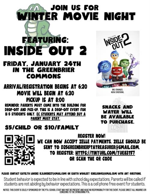 Movie Night Flyer